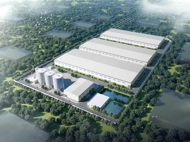 山西國(guó)興農(nóng)發(fā)集團(tuán)有機(jī)雜糧加工項(xiàng)目鳥瞰圖(1)